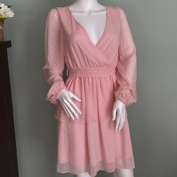 Peach Love California Dresses & Skirts - NWT Peach Love California Pink Fit & Flare Mini Dress S